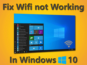 Read more about the article WiFi not working in windows 10: WiFi PROBLEMS FIXED (Easy Guide)