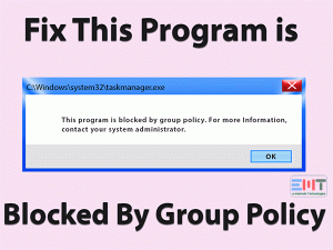 Read more about the article This Program is Blocked By Group Policy: ERROR FIXED (Easy Guide)