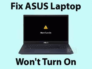 Read more about the article ASUS Laptop Won’t Turn ON:  ISSUE FIXED (Step-By-Step-Guide)