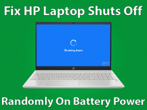 Read more about the article HP Laptop Shuts Off Randomly On Battery Power: ISSUE FIXED (Guide)