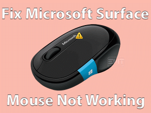 Microsoft Surface Mouse Not Working