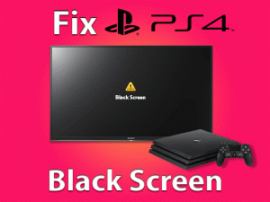 Read more about the article Fix PS4 Black Screen