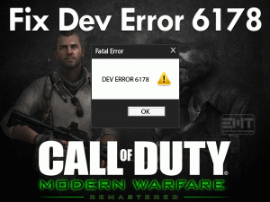 Read more about the article Fix Dev Error 6178 Modern Warfare