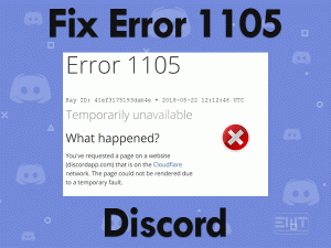 Read more about the article Fix Error 1105 Discord