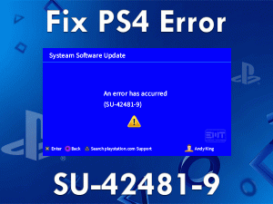 Read more about the article Fix PS4 Error SU-42481-9