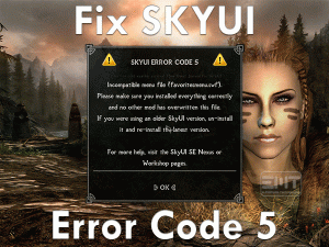 Read more about the article Fix SKYUI Error Code 5