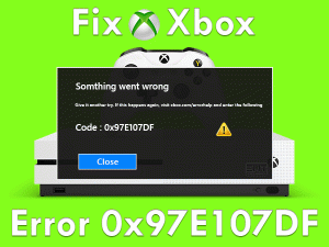 Read more about the article Fix Xbox Error 0x97E107DF