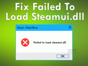 Read more about the article Fix Failed To Load Steamui.dll