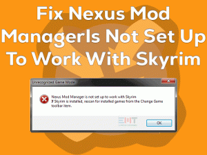 Read more about the article Fix Nexus Mod Manager Is Not Set Up To Work With Skyrim