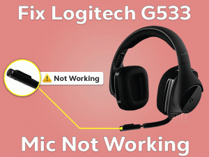 Read more about the article Fix Logitech G533 Mic Not Working