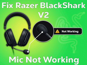 Read more about the article Fix Razer BlackShark V2 Mic Not Working