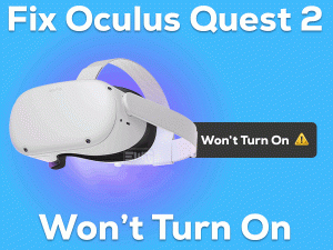 Read more about the article Fix Oculus Quest 2 Won’t Turn On
